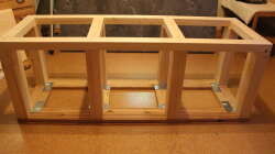 Bau des Unterschrankes