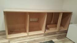 der Korpus des Unterschranks