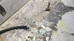 Abriss von alten Aquarium