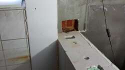 Die Aufnahme für den Betonsturz war viel zu klein