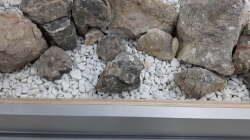 Im Laden die Steine ausprobiert