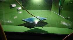 Auffüllen, langsam erholt sich der Puls