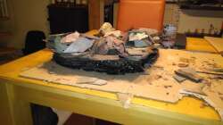 Dekoration im Aquarium Marco's Schieferbruch