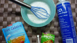 Zutaten für selbst hergestelltes CO2