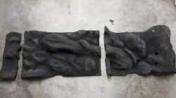 Rückwand nach Färbung