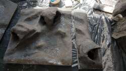 Dekoration im Aquarium Tanganjika-Becken