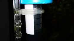pH-Sonde mit Deckel in CO2-Testflüssigkeit