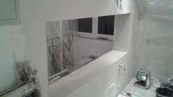 Küchenseite Wand geöffnet