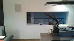 Küchenseite Wand geöffnet