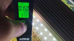 Leitwert nach Wasserwechsel und erfolgter Aufsalzung am 21.12.2025