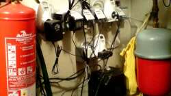 Elektroinstallation im Nebenraum