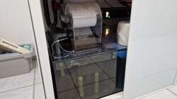 Einlauf rechtes Filterbecken mit Rollermat