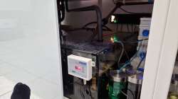 Anschlüsse linkes Filterbecken