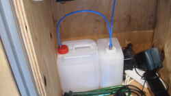 Bio-Anlage m. 5 Liter-Gärbehälter u. Waschbehälter