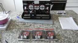 120 Watt LED Modul 1:1 blau:wei??, BridgeLux-LED