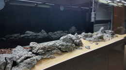 aquarium-von-koellebaerbling-gruene-bucht-aquarium-aufgeloest_Hardscape damals noch mit Minilandschaftsgestein