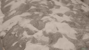 Rückwandbau mit Brunnenschaum und sehr viel Sand