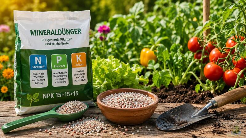 Mineraldünger im Garten - Wirkung, Anwendung, Vorteile und Nachteile verständlich erklärt von Tom