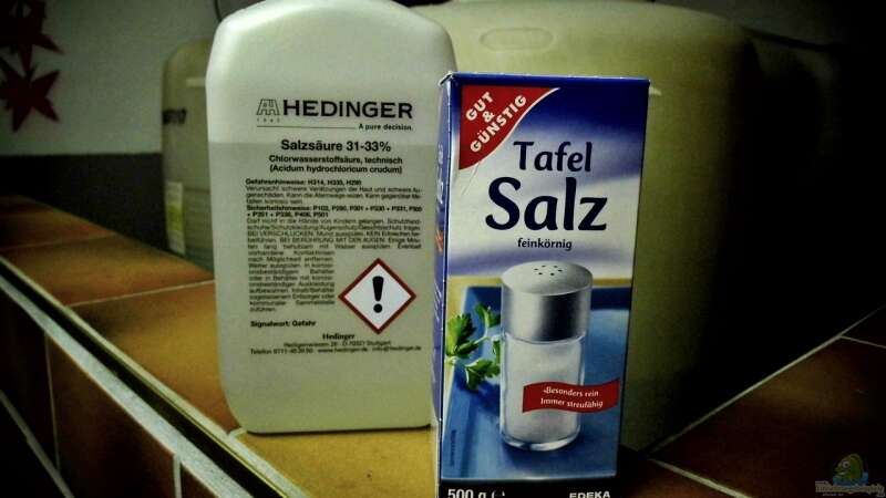 Salzsäure und Salz ( Jod frei) für die Regeneration von snooze (67)