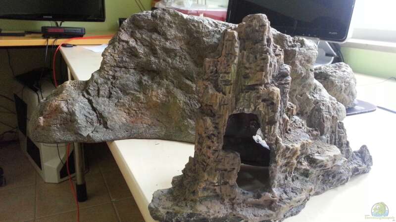 Rockzolid Stone Modul F 55x19x17 cm hinten u. Felsformation m. Höhle vorne von Thomas u. Gabriele P. (35)