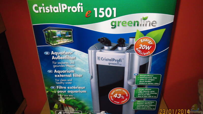 Filter: JBL CristalProfi e1501 greenline aus Aqualux Exklusiv 450 Liter von