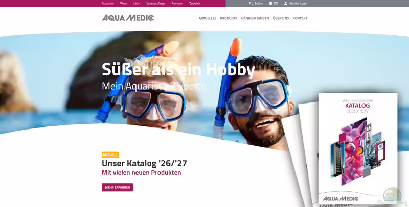 Aqua Medic – Herstellerprofil, Unternehmensgeschichte, Sortiment und Erfahrungen aus der Aquaristik (Einrichtungsbeispiele mit Produkten von Aqua Medic)